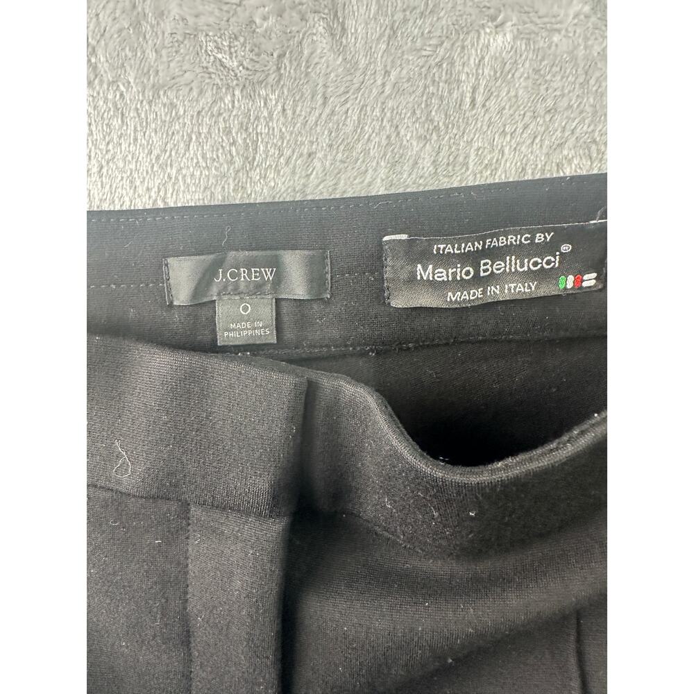 J.Crew Skinny Trouser in Italian Ponte • Black • Size 0 - Picture 6 of 10